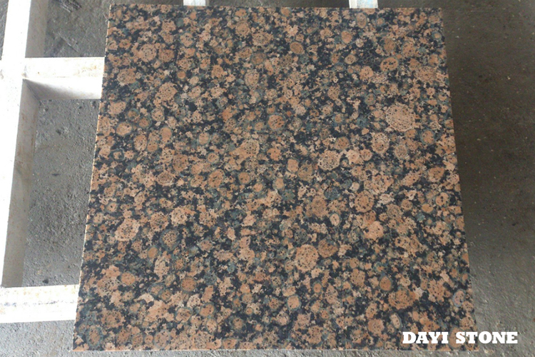 Granite Tiles For Paving Baltic Brown Surface Polished others sawn 60x60x2cm - Dayi Stone